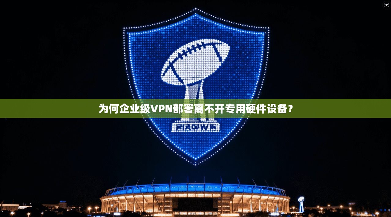 为何企业级VPN部署离不开专用硬件设备?