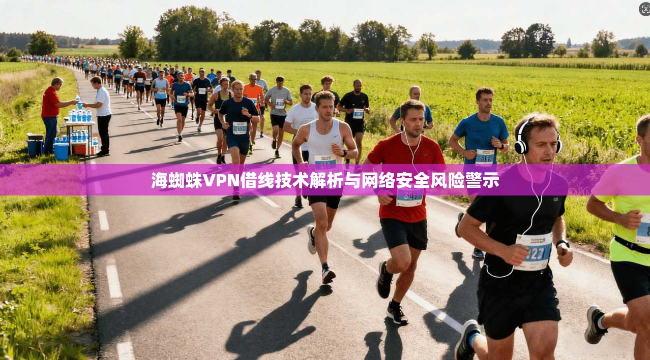 海蜘蛛VPN借线技术解析与网络安全风险警示