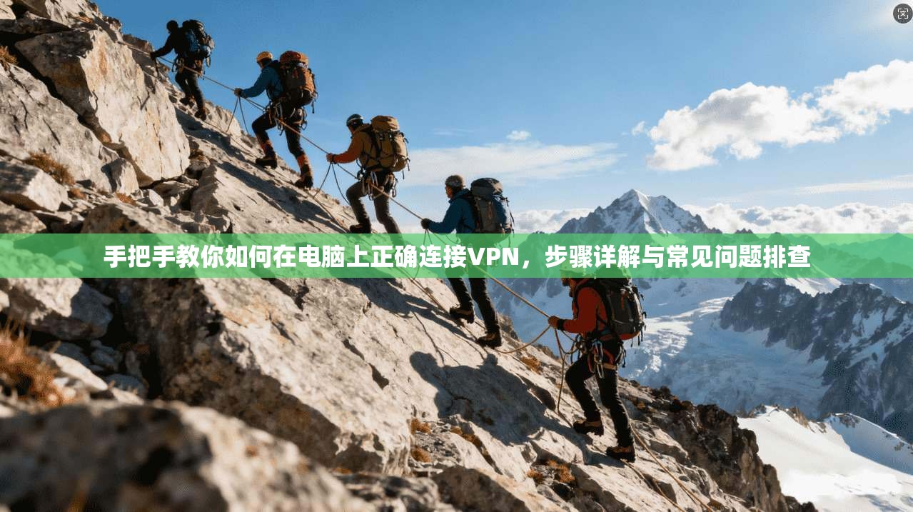 手把手教你如何在电脑上正确连接VPN，步骤详解与常见问题排查