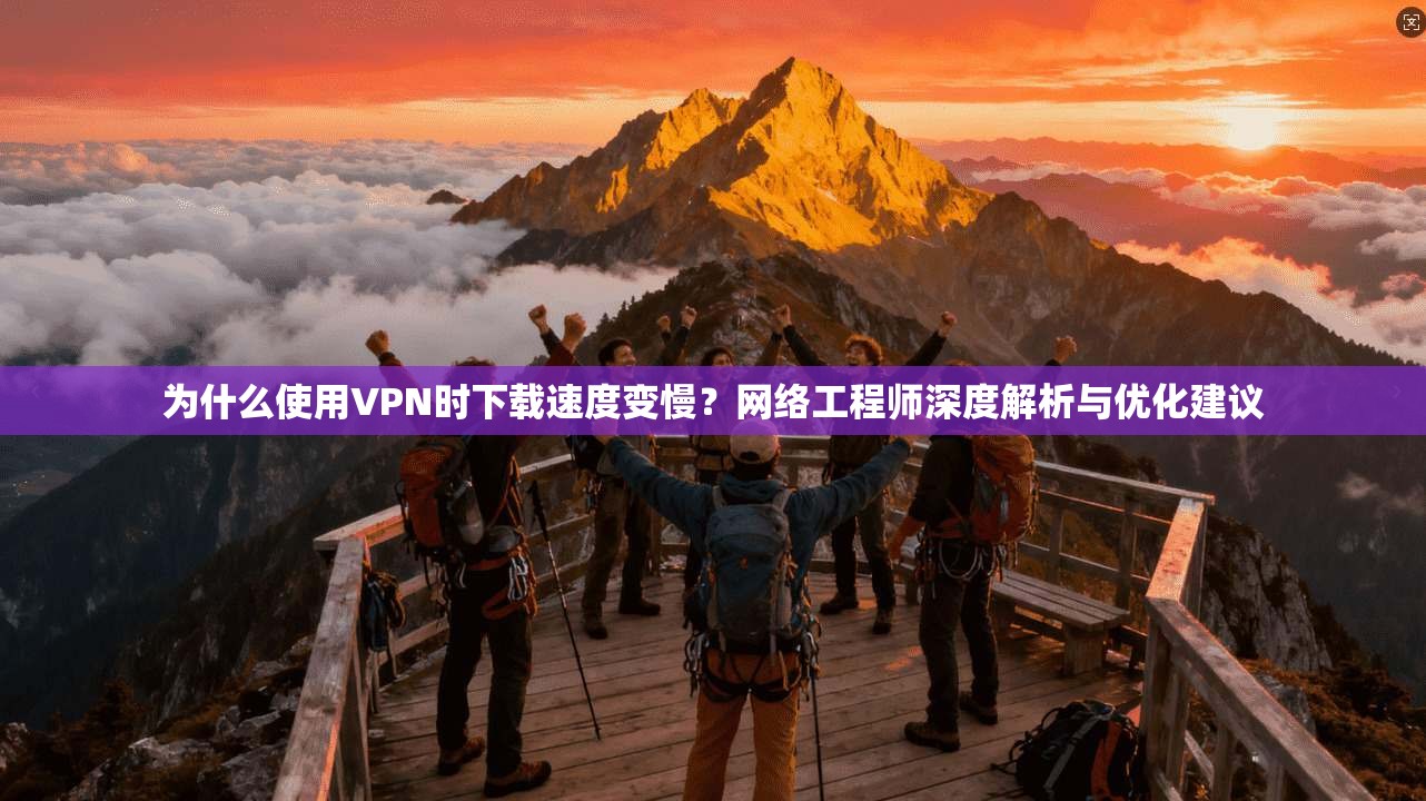 为什么使用VPN时下载速度变慢？网络工程师深度解析与优化建议