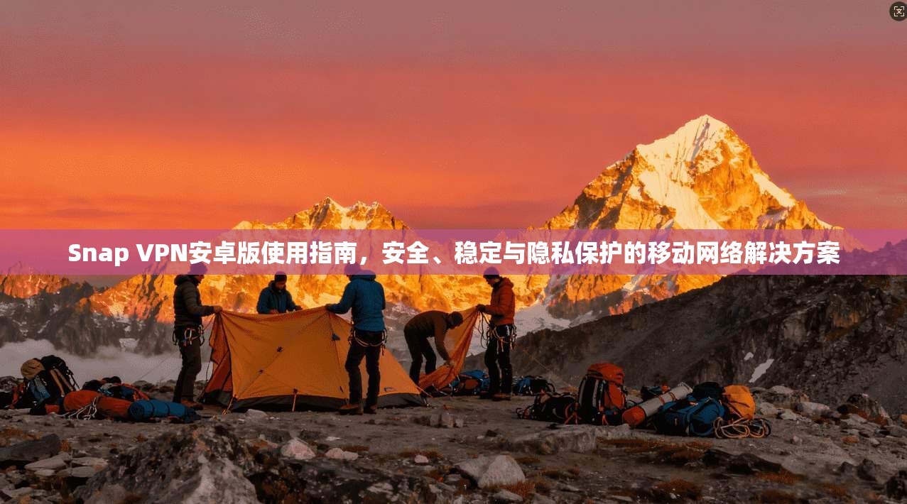 Snap VPN安卓版使用指南，安全、稳定与隐私保护的移动网络解决方案