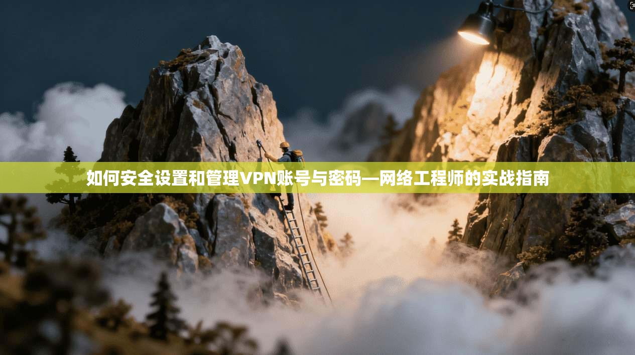 如何安全设置和管理VPN账号与密码—网络工程师的实战指南