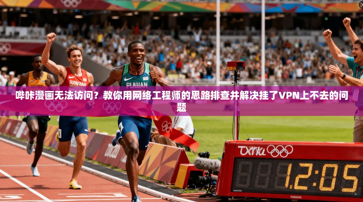 哔咔漫画无法访问？教你用网络工程师的思路排查并解决挂了VPN上不去的问题