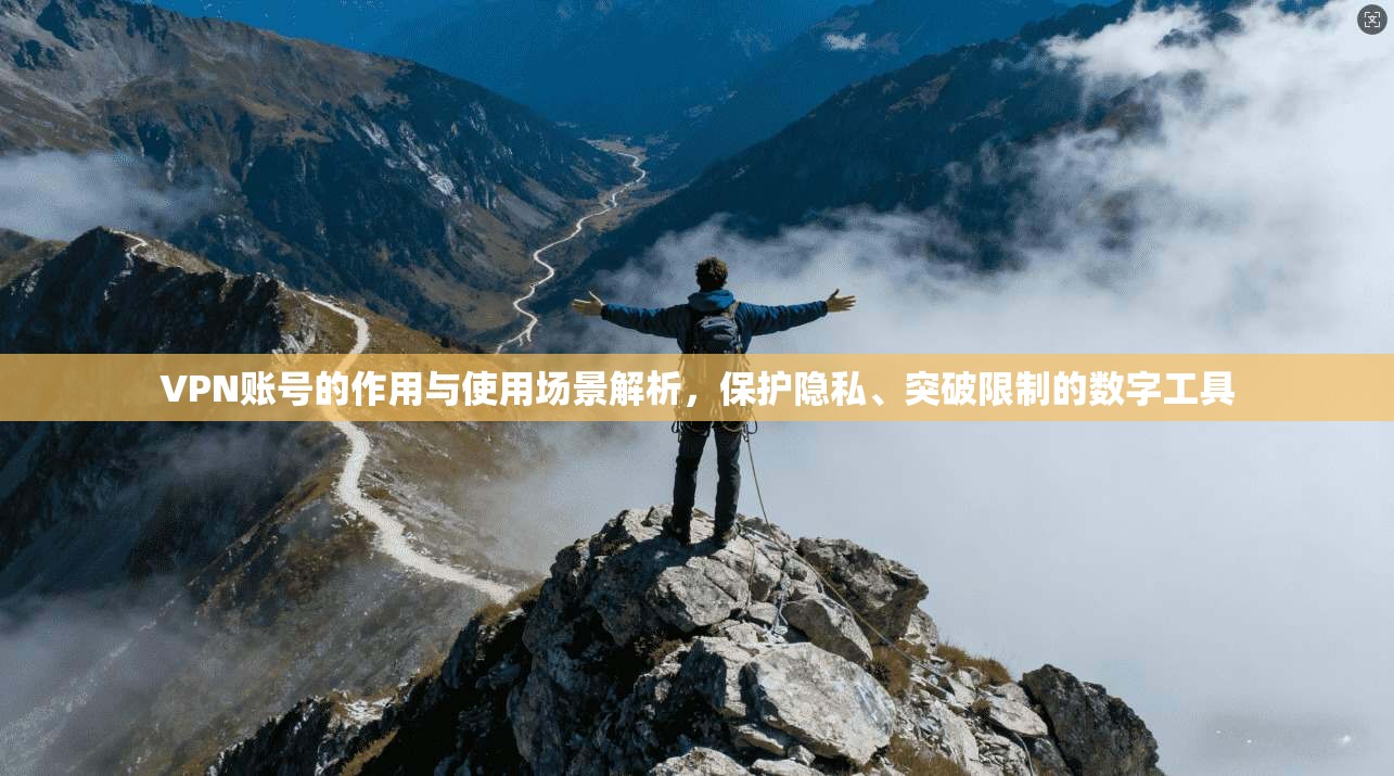 VPN账号的作用与使用场景解析，保护隐私、突破限制的数字工具