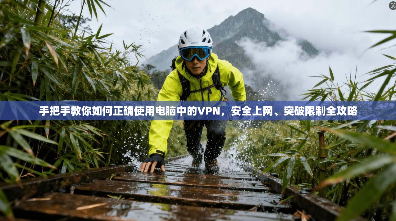 手把手教你如何正确使用电脑中的VPN,安全上网、突破限制全攻略