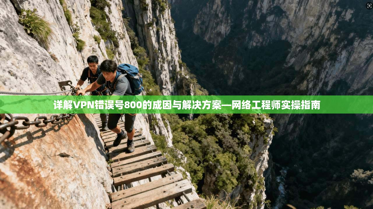 详解VPN错误号800的成因与解决方案—网络工程师实操指南